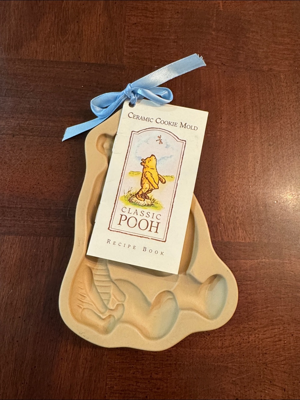 Brown Bag Cookie Art Winnie the Pooh Stoneware Craft Wall Decor Baking Mold